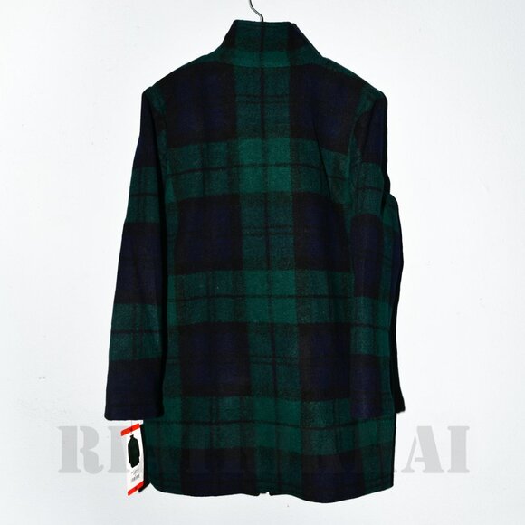 Bundle of 2  - Pendleton Ladies' Wool Blend Walker Coat-Tan + Green - Picture 5 of 15